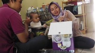 'UNBOXING Philips Avent 4-in-1 Healthy Baby Food Maker SCF875/02 INDONESIA'