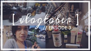 'DRUNK AT WHOLE FOODS & BEAUTY HAUL | Vlogtober 2016 Episode 3 | thereafterish.'