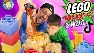 'LEGO Waffle BREAK-Fast (FV Family Vlog w/ American Ninja Warrior Training)'