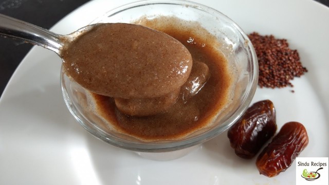 'ராகி கஞ்சி-குழந்தைகளுக்கு எடை அதிகரிக்கும்|Ragi dates porridge-Weight gain food for 6 months+ babies'