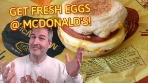 'HOW TO GET FRESH REAL EGGS AT MCDONALD\'S! 