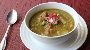 'Chili Verde Recipe - Easy Pork & Tomatillo Stew - How to Make Green Chili'