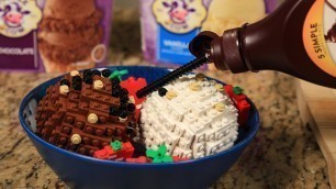 'LEGO in Real Life - Ice Cream LEGO Sundae | Stop Motion Video'