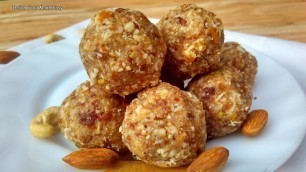 'Energy Laddu | Healthy Snacks Recipe in Hindi by Indian Food Made Easy'