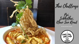 'What is the BEST Thai Restaurant in Toronto? | Pai, Sukhothai, Khao San Road'