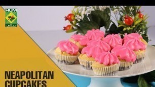 'Delicious Neapolitan Cupcakes | Food Diaries | Masala TV Show | Zarnak Sidhwa'