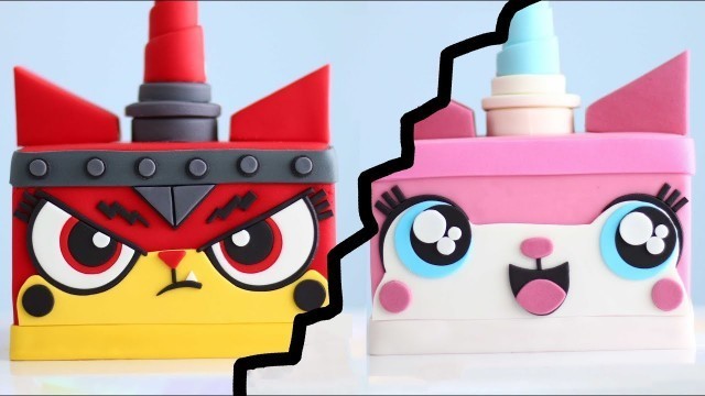 'Two Sided UNIKITTY CAKE from Lego Movie 2!'