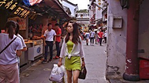 'Street Food in Hubu Alley Wuhan China'