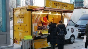 '백종원 푸드트럭 강남역 핫도그 근황 / 길거리 음식 / Baek Jong Won Food Truck Gangnam Hotdog / Korean Street Food'