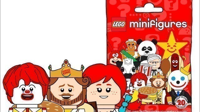 'LEGO Fast Food Mascots CMF'