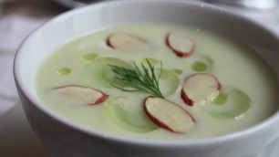 'White Gazpacho Recipe - Chilled Summer Vegetable Soup'