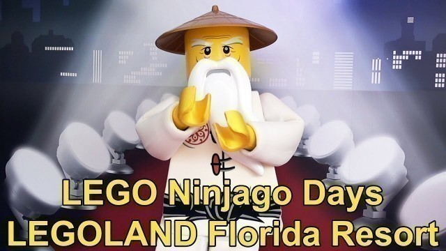 'LEGO Ninjago Days at LEGOLAND Florida Resort Overview with Characters, Builds, Food, Master Wu'