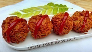 'Maggi Pakora - Recipe in Hindi - by Indian Food Made Easy - Maggi Pakora Banane Ka Tarika'