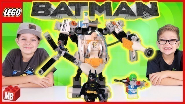 'Lego BATMAN MOVIE Egghead Mech Food Fight and Bat-Dune Buggy Opening Batman Toys PLAY'