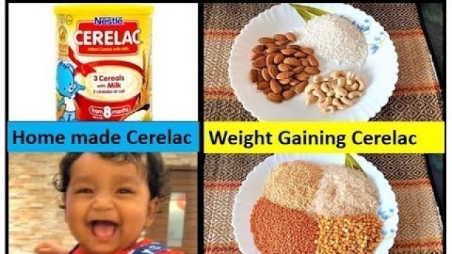 'Home Made Cerelac for Babies | Weight Gain Food for 8+ months Babies | 8+ Months Baby Food'