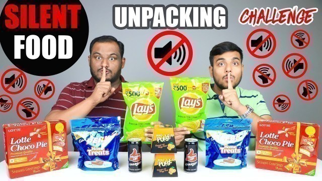 'SILENT FOOD UNPACKING CHALLENGE | Food Eating Challenge | Food Eating Competition | Food Challenge'