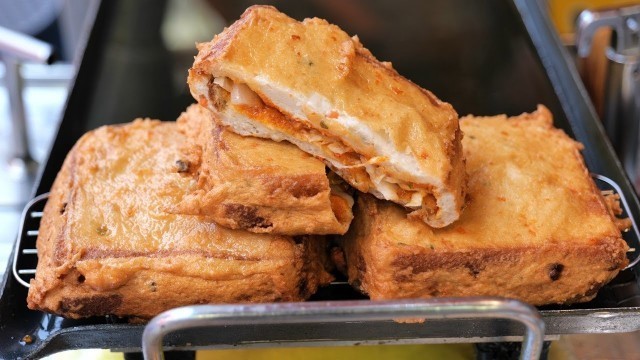 '신기한 어묵 토스트 만드는 과정 / Fish Cake Toast - Korean Street Food'