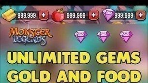 'How to Get Free Gems, Gold, and Food Fast in Monster Legends 2019-2020!'