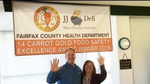 'Jackie and Jeff Johnson win 14 carrot gold Food Safety Excellence Award'