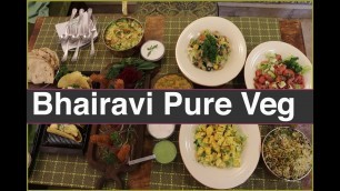 '|Pune | Bhairavee  Pure Veg - Unique Veg Restaurant with delicious Varieties  |Food Diaries|'