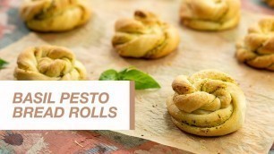 'Basil Pesto Bread Rolls | Food Channel L Recipes'