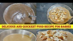 'Atta Halwa Recipe For Babies|Healthy Weight Gain Recipe For Babies|Quick & yummy recipe| #babyfood'