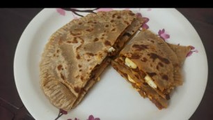 'Egg paratha recipe / easy recipe /Stuffed paratha recipe/Anitha\'s Food Channel//# egg#Paratha'