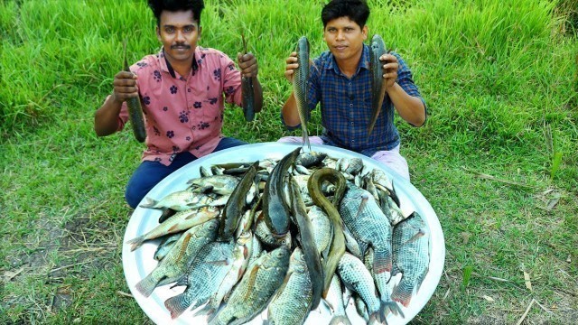 'RIVER FISH CURRY | Cleaning & Cooking Skill | Puzhameen Recipe | Village Food Channel'