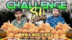 '80 JACK FRUIT CUTLETS EATING CHALLENGE / VILLAGE LIFE FOOD CHALLENGE / Traditional Food Competition'