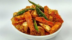 'Gajar Mooli Ka Achar In Hindi By Indian Food Made Easy'