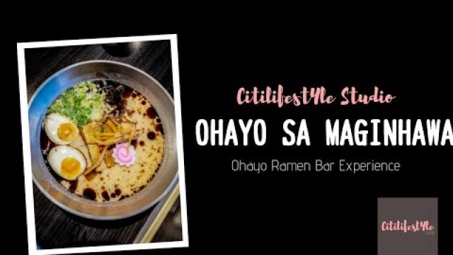 'Food VL0G! Ohayo sa Maginhawa!'