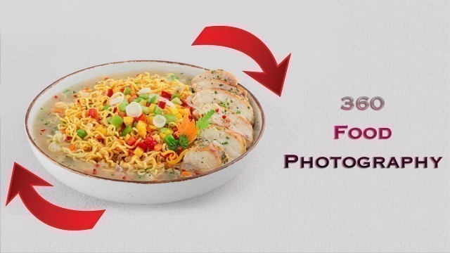 'How to do Professional 360 Food Photography and Studio lighting.'