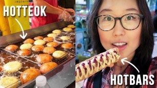 'KOREAN STREET FOOD at Namdaemun Market ft. Hotteok'