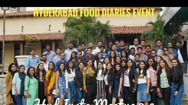 'Hyd Insta Meetup 2.0 | The Glass Onion | Hyderabad Food Diaries Event | When 70 Food Bloggers Meet'