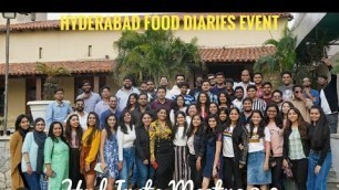 'Hyd Insta Meetup 2.0 | The Glass Onion | Hyderabad Food Diaries Event | When 70 Food Bloggers Meet'