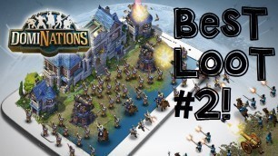 'DomiNations Android/iOS Game BEST GOLD + FOOD LOOT FARMING ATTACK STRATEGY #2!'