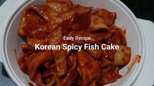 'Korean Spicy Fish Cake Easy Recipe | 3 Ingredients'