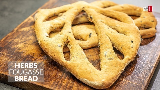 'Fougasse Bread Recipe with Herbs | Food Channel L'