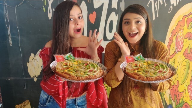 'TONGUE TWISTER PIZZA CHALLENGE | PIZZA EATING COMPETITION | Food Challenge| HimmiStyles'