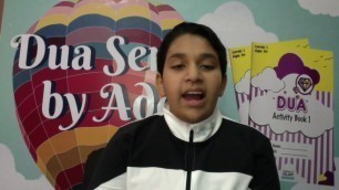 'Dua after eating  | Children of Islam | Dua  Series by Adel'