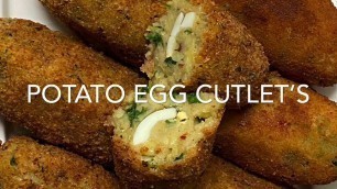 'Samia Food Diaries | How To Make Potato Egg Cutlet’s Recipe | Quick & Easy Cook Chicken Cutlet\'s'