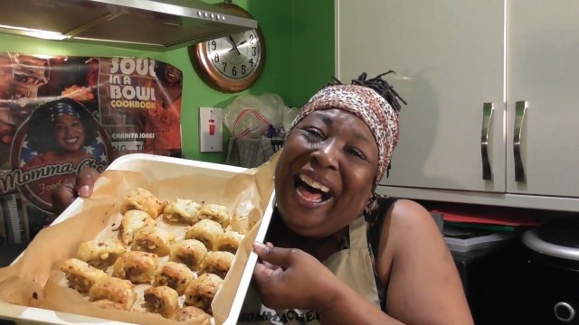 'Kitchen Nightmares Momma Cherri\'s pork and apple sausage rolls'