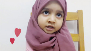 '3 years Old Haniya Baby Reciting After Food Dua | Dua After Food.'