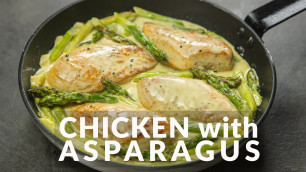 'Creamy Chicken with Asparagus | Food Channel L Recipes'