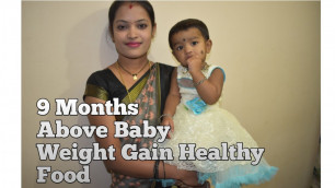 '#BabyCare #BeautyTips How To Prepare 9 Months Above Baby Weight Gain Healthy Food & Beauty Tips'