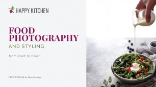 '[Free Webinar] Food Photography and Styling'