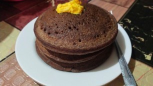 'MAKING CHOCOLATE PANCAKES  ||  Ate Rose food channel'