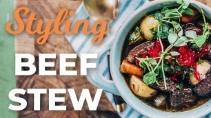 'Photo-Worthy Beef Stew: Plate it Perfect'