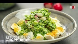 'Lettuce Salad with Yogurt Dressing | Food Channel L Recipes'