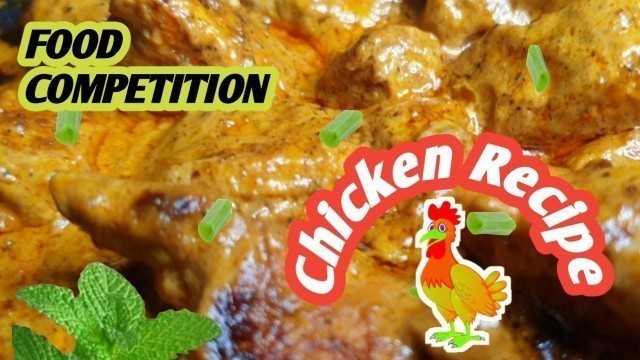 'food Competition Chicken Recipe | simple chicken recipe | Creamy Chicken Tawa | Safus Bright'